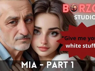 Mia - 1 - Blistering grey Grandpappa disregarded unused teen young Turkish Main
