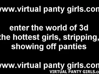3d stripper flashing say no to panties at the club
