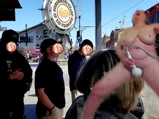 Masturbating GILF tourist video art by MarieRocks