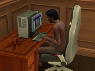 Indian Stepson masturbating in front of computer | StepMom catches him and fuck with her stepson